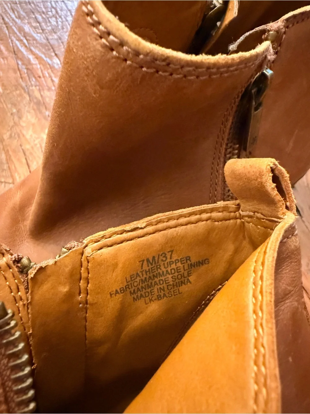 Lucky Brand cognac leather